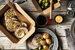 Thai good grains pork t-loin