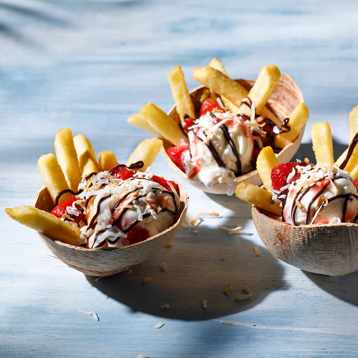 Strawberry Mounds Fries Recipe