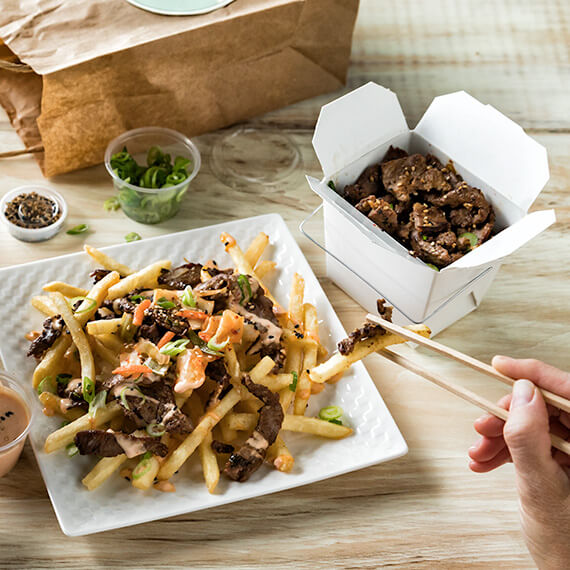 Delivery Korean Kim Chi Fries Recipe