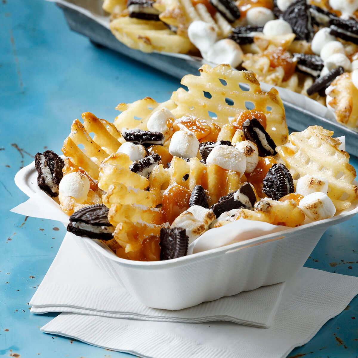 Fries and Oreo Cookie Skillet Recipe