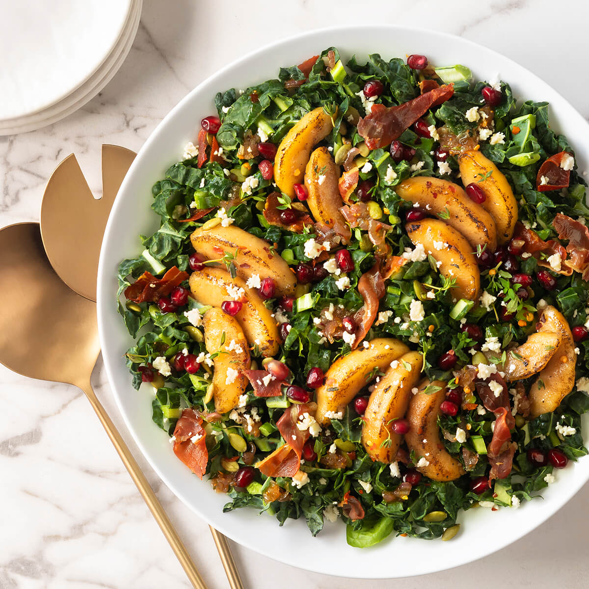 Fuji Apple and Kale Salad Recipe