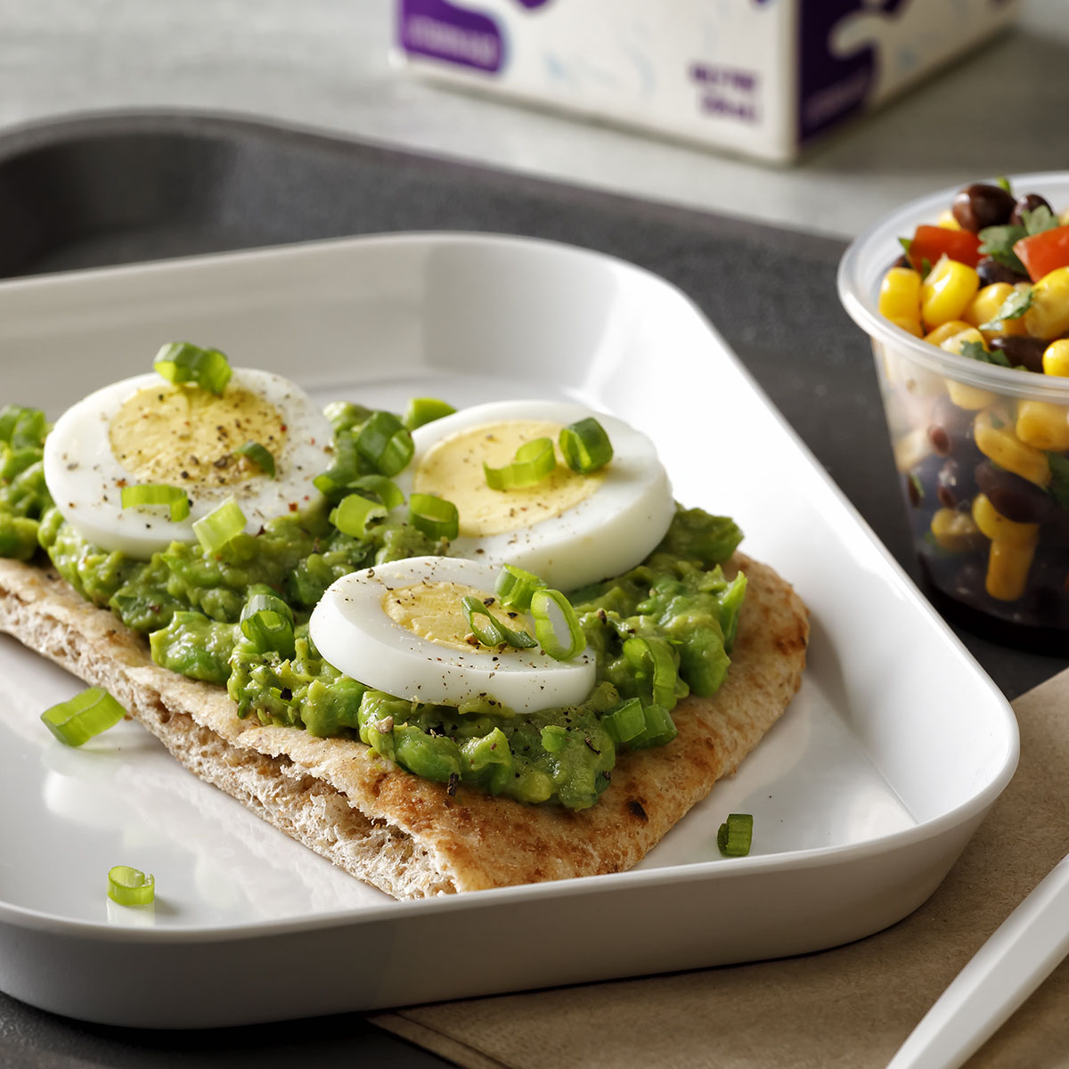 Peacamole Toast Recipe