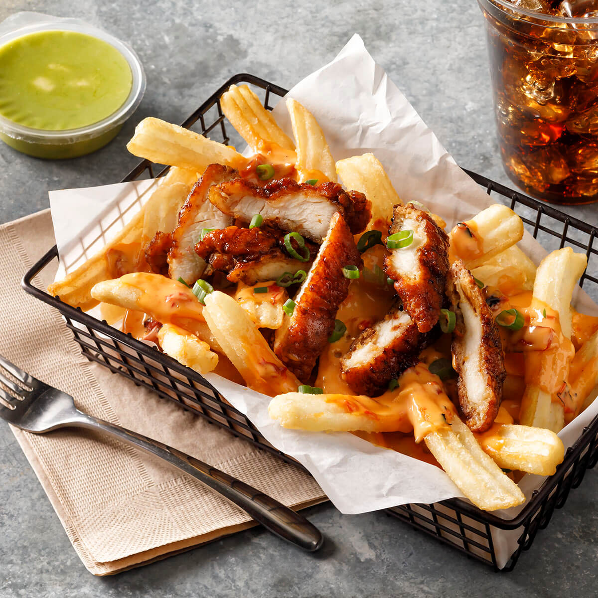 Loaded Hot Chicken Fries Recipe