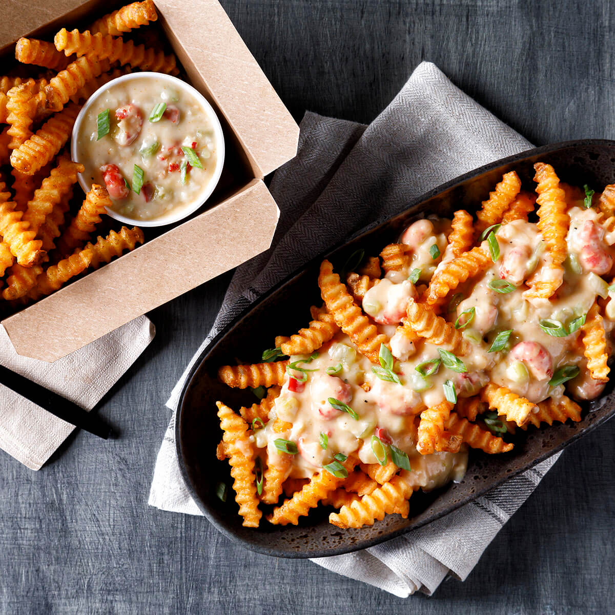Etouffee Loaded Fries Recipe