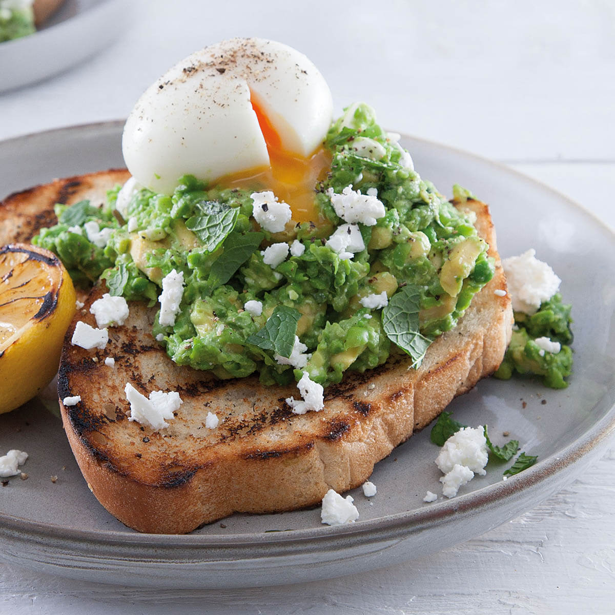 Smashed Avo Toast with Poached Egg Recipe